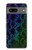 S3366 虹パイソンの皮膚 グラフィックプリント Rainbow Python Skin Graphic Print Google Pixel 7a バックケース、フリップケース・カバー