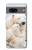 S3373 シロクマ抱擁家族 Polar Bear Hug Family Google Pixel 7a バックケース、フリップケース・カバー