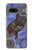 S3387 カモノハシオーストラリアのアボリジニアート Platypus Australian Aboriginal Art Google Pixel 7a バックケース、フリップケース・カバー