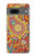 S3402 ペイズリー花柄 Floral Paisley Pattern Seamless Google Pixel 7a バックケース、フリップケース・カバー
