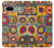 S3409 正方形の同心円 Squares Concentric Circles Google Pixel 7a バックケース、フリップケース・カバー