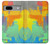 S3423 ブラシストローク Brush Stroke Google Pixel 7a バックケース、フリップケース・カバー