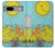 S3435 タロットカード月 Tarot Card Moon Google Pixel 7a バックケース、フリップケース・カバー