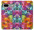 S3477 抽象的なダイヤモンドパターン Abstract Diamond Pattern Google Pixel 7a バックケース、フリップケース・カバー