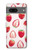 S3481 イチゴ Strawberry Google Pixel 7a バックケース、フリップケース・カバー