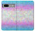 S3747 トランスフラッグポリゴン Trans Flag Polygon Google Pixel 7a バックケース、フリップケース・カバー