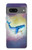 S3802 夢のクジラ パステルファンタジー Dream Whale Pastel Fantasy Google Pixel 7a バックケース、フリップケース・カバー