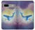 S3802 夢のクジラ パステルファンタジー Dream Whale Pastel Fantasy Google Pixel 7a バックケース、フリップケース・カバー