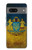 S3858 ウクライナ ヴィンテージ旗 Ukraine Vintage Flag Google Pixel 7a バックケース、フリップケース・カバー