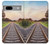 S3866 鉄道直線線路 Railway Straight Train Track Google Pixel 7a バックケース、フリップケース・カバー