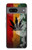 S3890 レゲエ ラスタ フラッグ スモーク Reggae Rasta Flag Smoke Google Pixel 7a バックケース、フリップケース・カバー