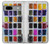 S3956 水彩パレットボックスグラフィック Watercolor Palette Box Graphic Google Pixel 7a バックケース、フリップケース・カバー