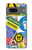 S3960 安全標識ステッカー コラージュ Safety Signs Sticker Collage Google Pixel 7a バックケース、フリップケース・カバー