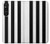 S2297 黒と白の縦縞 Black and White Vertical Stripes Sony Xperia 1 V バックケース、フリップケース・カバー
