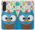 S2521 可愛いオタクフクロウ漫画 Cute Nerd Owl Cartoon Sony Xperia 1 V バックケース、フリップケース・カバー