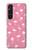 S2858 ピンクフラミンゴ柄 Pink Flamingo Pattern Sony Xperia 1 V バックケース、フリップケース・カバー