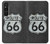 S3207 ルート66サイン Route 66 Sign Sony Xperia 1 V バックケース、フリップケース・カバー