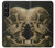 S3358 ヴィンセント・ヴァン・ゴッホ スケルトンタバコ Vincent Van Gogh Skeleton Cigarette Sony Xperia 1 V バックケース、フリップケース・カバー