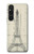 S3474 エッフェル建築図面 Eiffel Architectural Drawing Sony Xperia 1 V バックケース、フリップケース・カバー
