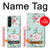 S3494 ヴィンテージローズポルカドット Vintage Rose Polka Dot Sony Xperia 1 V バックケース、フリップケース・カバー