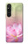 S3511 蓮の花の仏教 Lotus flower Buddhism Sony Xperia 1 V バックケース、フリップケース・カバー