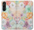 S3705 パステルフローラルフラワー Pastel Floral Flower Sony Xperia 1 V バックケース、フリップケース・カバー