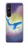 S3802 夢のクジラ パステルファンタジー Dream Whale Pastel Fantasy Sony Xperia 1 V バックケース、フリップケース・カバー