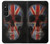 S3848 イギリスの旗の頭蓋骨 United Kingdom Flag Skull Sony Xperia 1 V バックケース、フリップケース・カバー