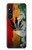 S3890 レゲエ ラスタ フラッグ スモーク Reggae Rasta Flag Smoke Sony Xperia 1 V バックケース、フリップケース・カバー