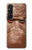 S3940 レザーマッドフェイスグラフィックペイント Leather Mad Face Graphic Paint Sony Xperia 1 V バックケース、フリップケース・カバー