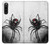 S2386 クロゴケグモ Black Widow Spider Sony Xperia 10 V バックケース、フリップケース・カバー