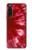 S2480 赤絞り染め Tie Dye Red Sony Xperia 10 V バックケース、フリップケース・カバー