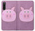 S3269 豚の漫画 Pig Cartoon Sony Xperia 10 V バックケース、フリップケース・カバー
