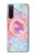 S3709 ピンクギャラクシー Pink Galaxy Sony Xperia 10 V バックケース、フリップケース・カバー