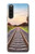 S3866 鉄道直線線路 Railway Straight Train Track Sony Xperia 10 V バックケース、フリップケース・カバー