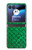 S2704 グリーンフィッシュスケールパターングラフィック Green Fish Scale Pattern Graphic Motorola Razr 40 Ultra バックケース、フリップケース・カバー