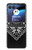 S3363 黒バンダナ Bandana Black Pattern Motorola Razr 40 Ultra バックケース、フリップケース・カバー