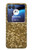 S3388 ゴールドラメグラフィックプリント Gold Glitter Graphic Print Motorola Razr 40 Ultra バックケース、フリップケース・カバー