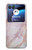 S3482 ピンクの大理石のグラフィックプリント Soft Pink Marble Graphic Print Motorola Razr 40 Ultra バックケース、フリップケース・カバー