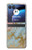 S3717 ローズゴールドブルーパステル大理石グラフィックプリント Rose Gold Blue Pastel Marble Graphic Printed Motorola Razr 40 Ultra バックケース、フリップケース・カバー