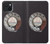 S0059 レトロなダイヤル式の電話ダイヤル Retro Rotary Phone Dial On iPhone 15 バックケース、フリップケース・カバー