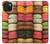 S0080 マカロン Macarons iPhone 15 バックケース、フリップケース・カバー