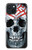 S0223 吸血鬼 スカル タトゥー Vampire Skull Tattoo iPhone 15 バックケース、フリップケース・カバー