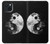 S1372 月陰陽 Moon Yin-Yang iPhone 15 バックケース、フリップケース・カバー