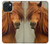 S1595 美しいブラウン馬 Beautiful Brown Horse iPhone 15 バックケース、フリップケース・カバー