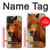 S1595 美しいブラウン馬 Beautiful Brown Horse iPhone 15 バックケース、フリップケース・カバー