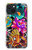 S1630 魚日本タトゥー Fish Japanese Oriental Tattoo iPhone 15 バックケース、フリップケース・カバー