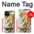 S1934 虎絵画 Tiger Painting iPhone 15 バックケース、フリップケース・カバー