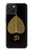 S2331 金の葉仏教 オームシンボル Gold Leaf Buddhist Om Symbol iPhone 15 バックケース、フリップケース・カバー