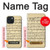 S2504 ヴィンテージ音楽シート Vintage Music Sheet iPhone 15 バックケース、フリップケース・カバー
